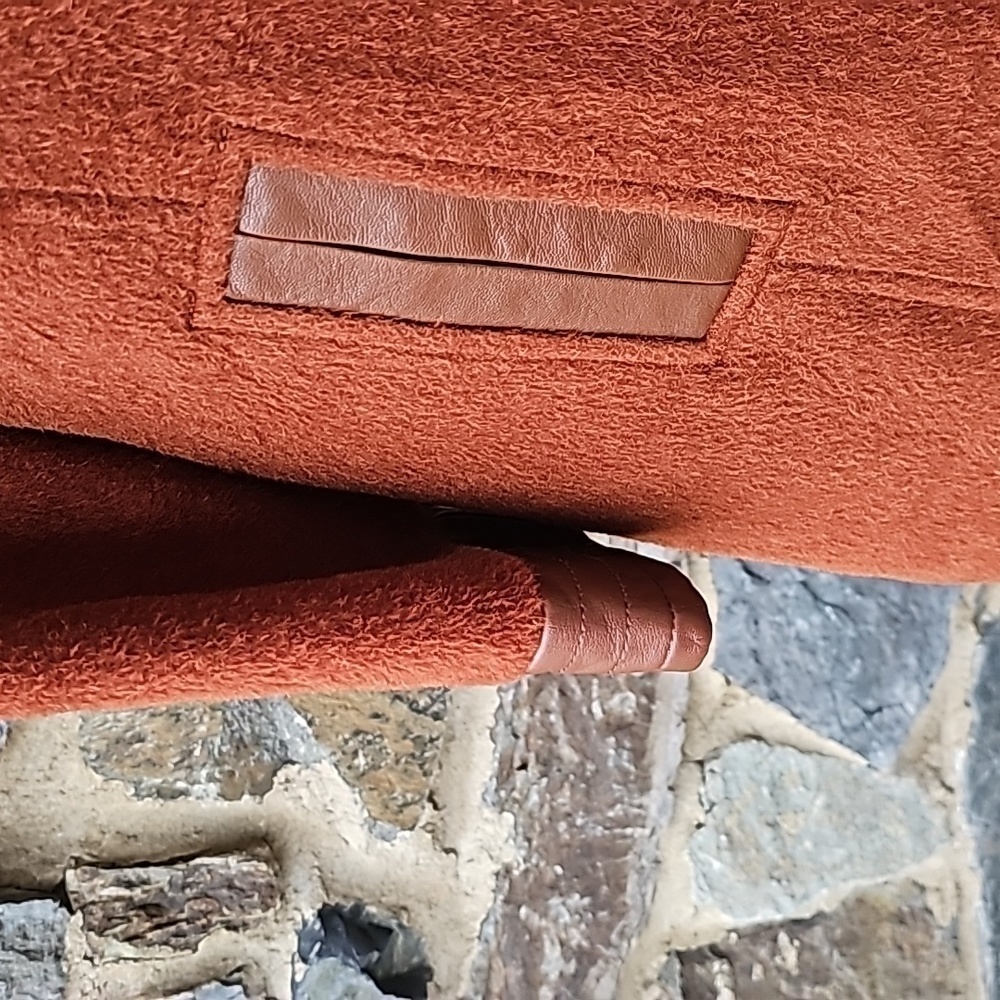 BABY ALPACA INCALPACA TPX brown wool blend coat in Brown size XS - Picture 4 of 13